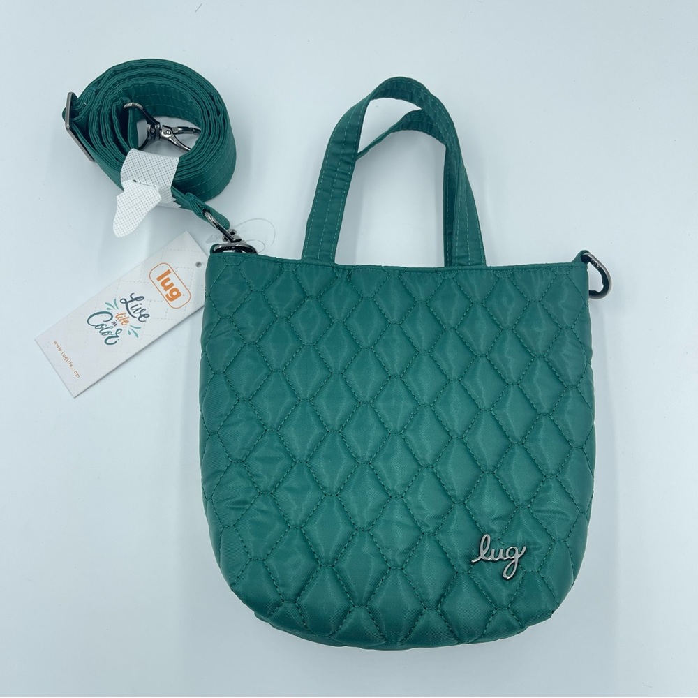 Lug Tip Toe Crossbody Bag Hunter Green NWT